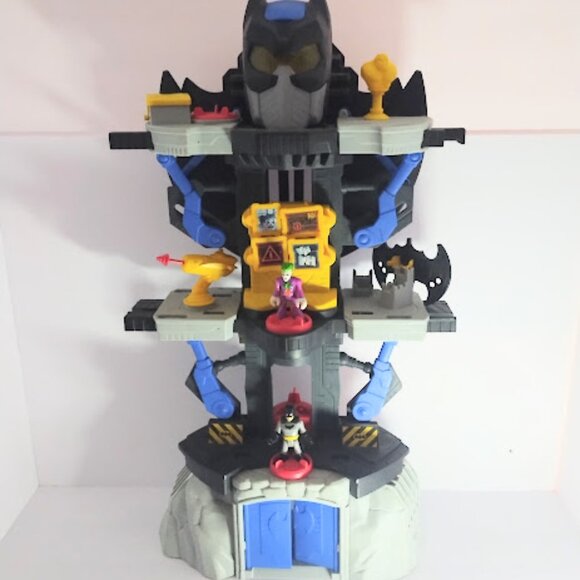 Imaginext Batman Joker Batcave Tower Fisher Price DC Bat Cave Playset 2014 - Picture 1 of 16